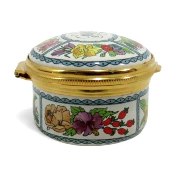 1983 A Year To Remember HALCYON DAYS Enamel Trinket Box and Presentation Case - Picture 5 of 11